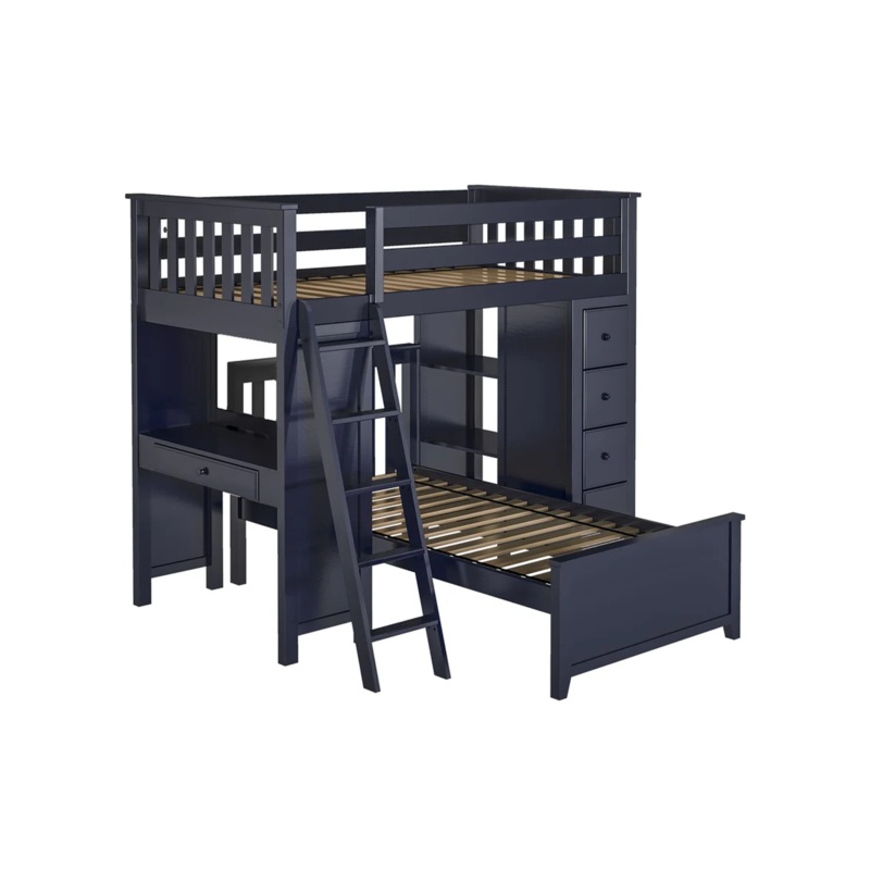 Kensington 1 – Twin All-in-One w/ Storage, Desk & Twin-Size Bed