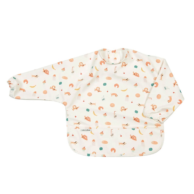 Long Sleeve Waterproof Bib French Breakfast