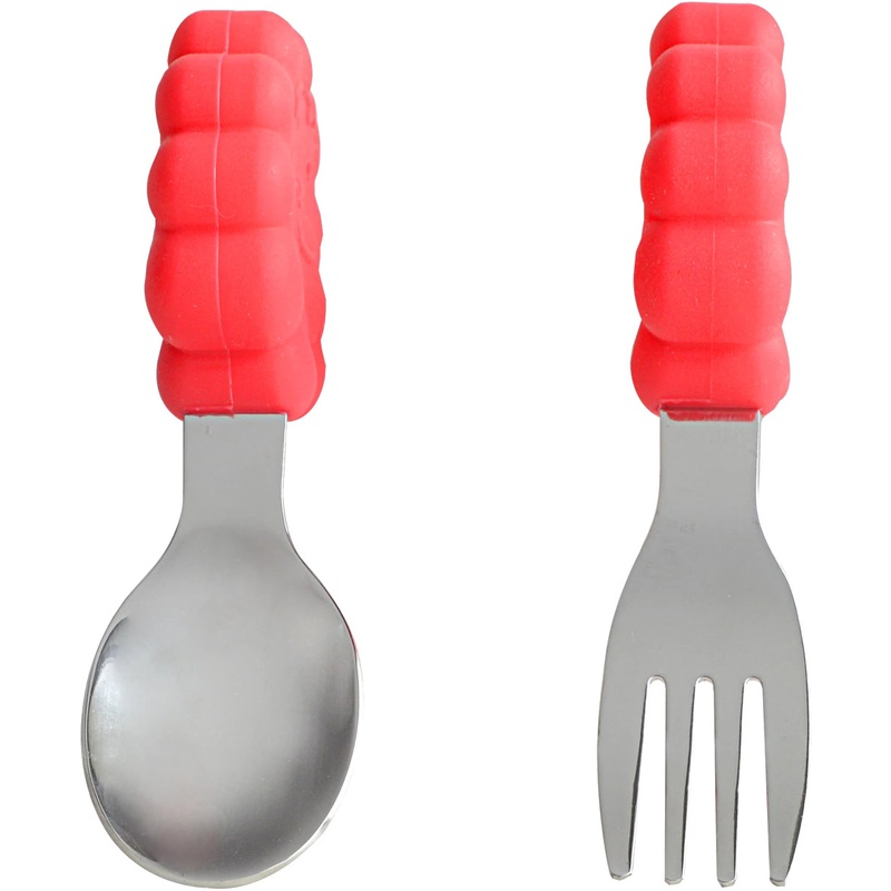 Marcus & Marcus Palm Grasp Spoon & Fork Set Marcus the Lion