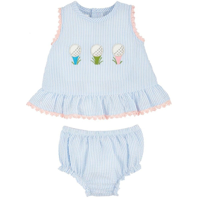 Mud Pie Golf Pinafore Set