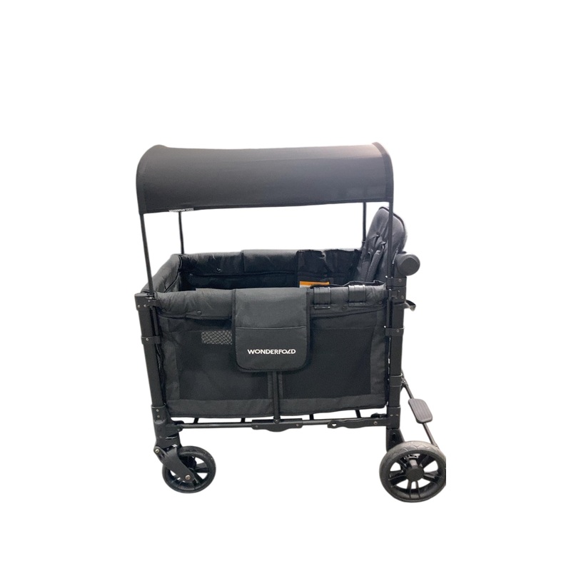 Wonderfold W2 Elite Multifunctional Stroller Wagon, 2024, Volcanic Black