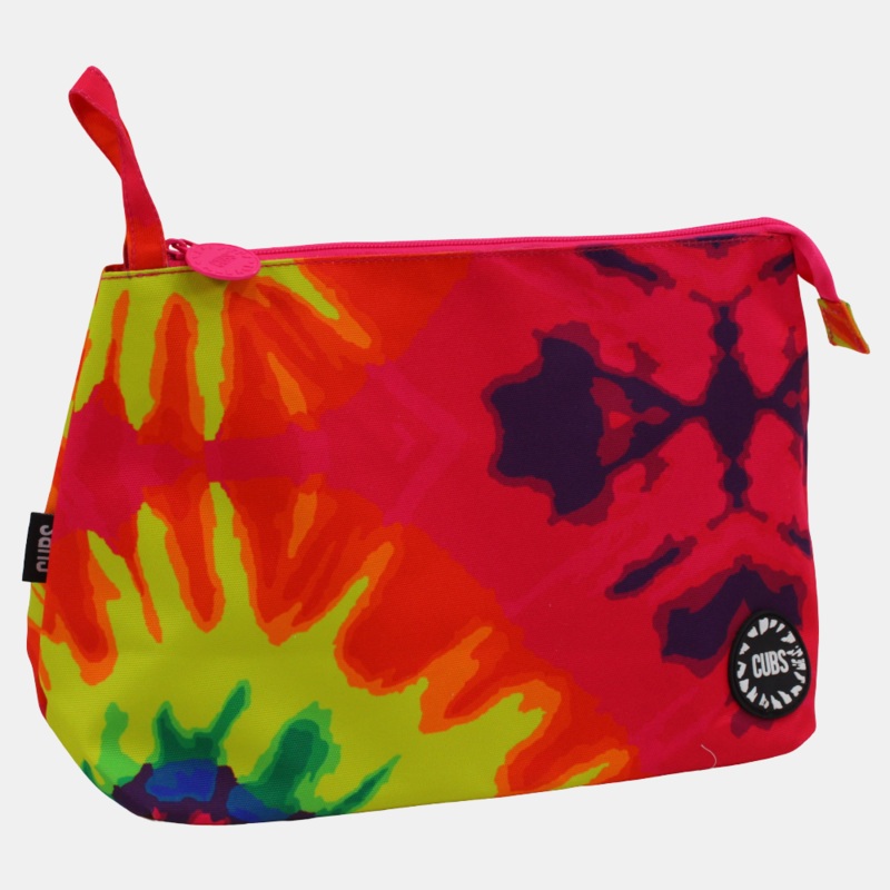 Fuchia Tie Dye Large Pouch