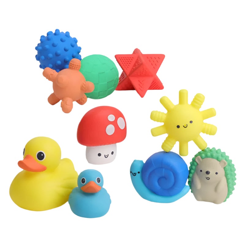 Itzy Splash Gift Set – 10-Piece Bath Toys