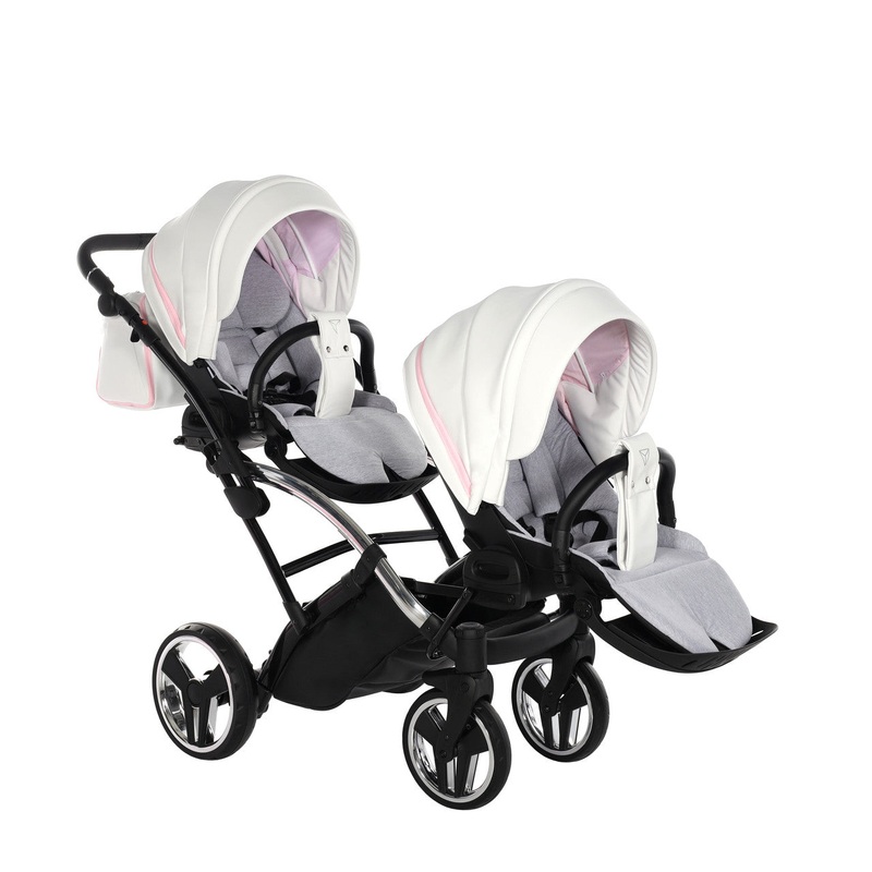 JUNAMA CANDY PINK DUO SLIM – 2IN1 (2 X CARRYCOTS & 2 X SEAT UNITS)