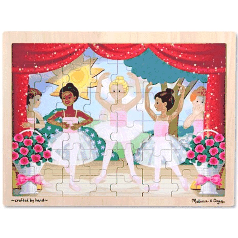 Melissa & Doug Ballet Performance Wooden Jigsaw Puzzle-48 Piece