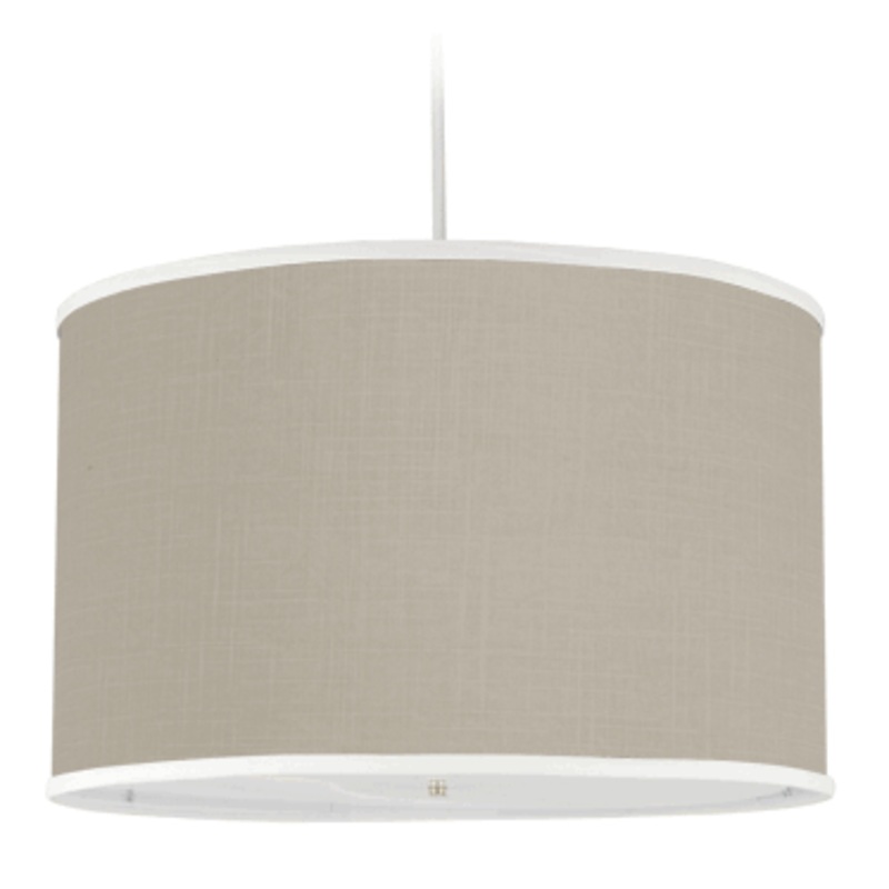 Oilo Solid Large Cylinder Light in Taupe
