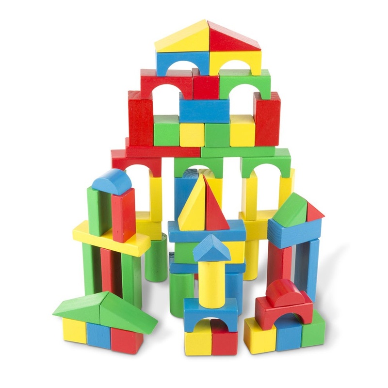 Painted Blocks – 100-Piece Set