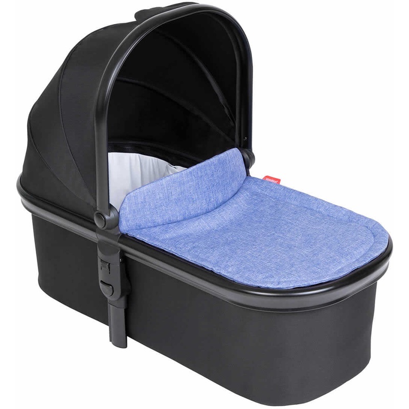 Phil & Teds Snug Carrycot – Black/Sky