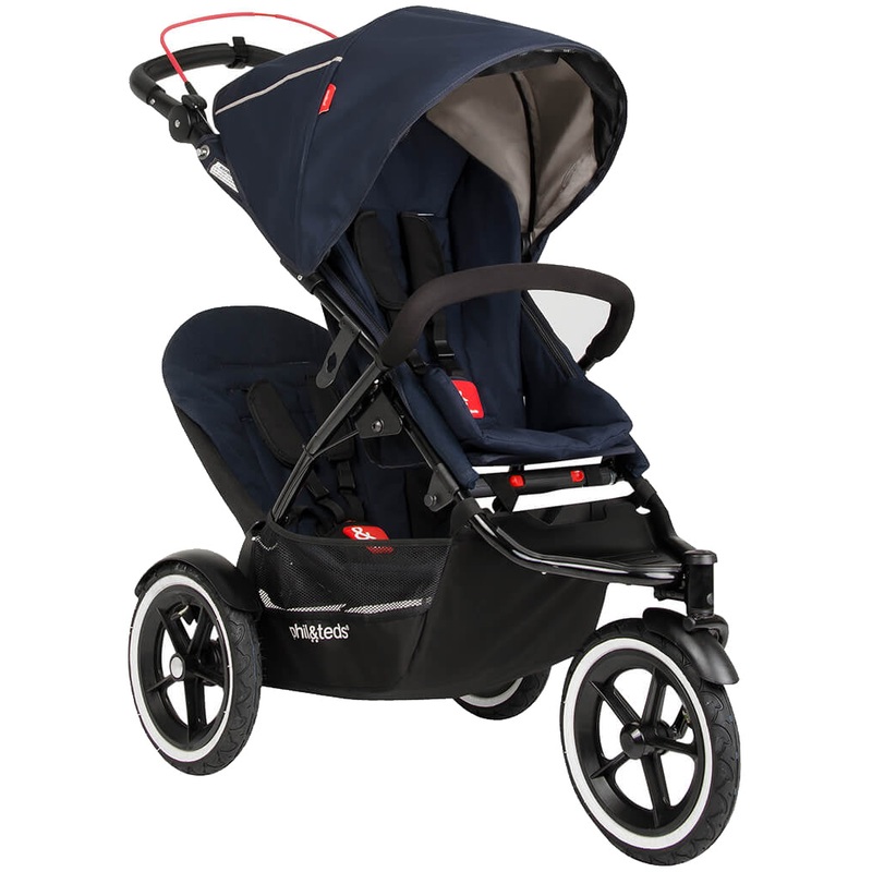 Phil & Teds Sport Double Stroller – Midnight
