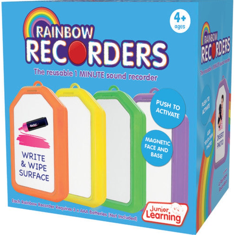 Rainbow Recorders, Set of 4