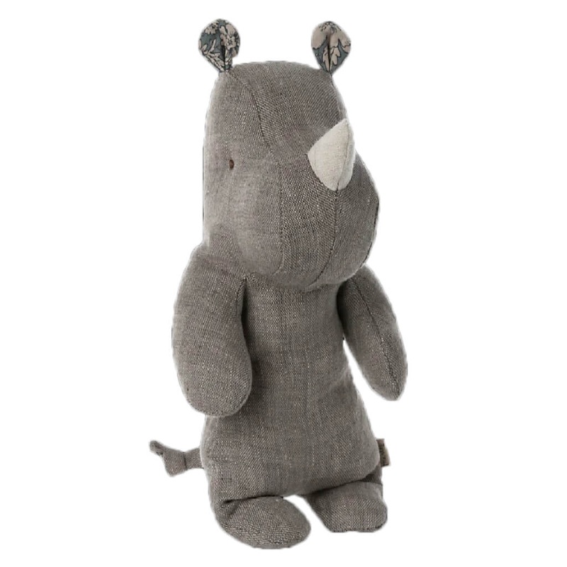 Safari Friends Rhino Plush Toy Grey
