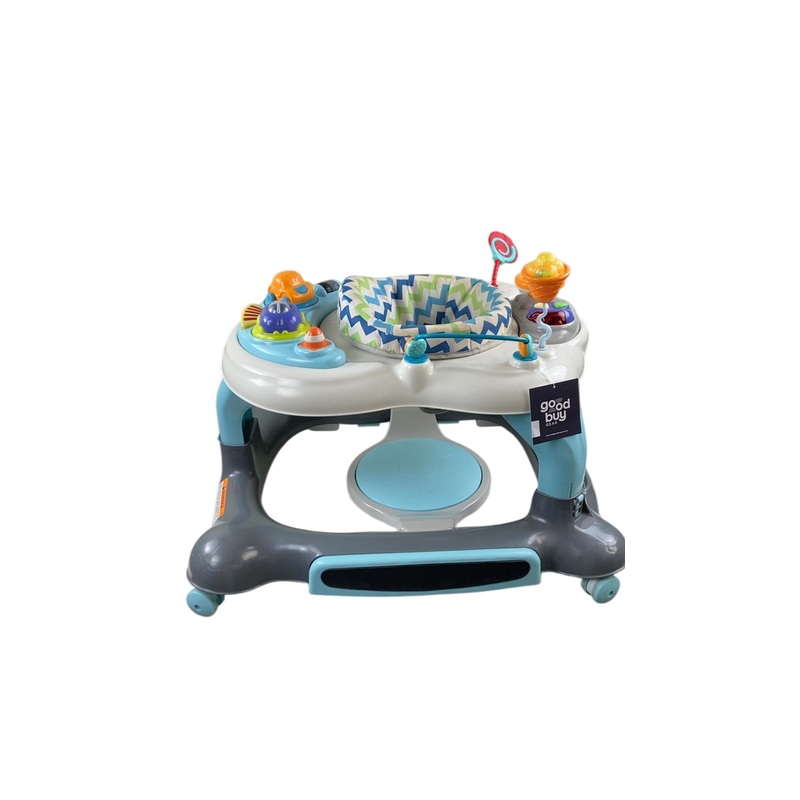 Stork Craft 3-in-1 Activity Walker, Blue/Gray