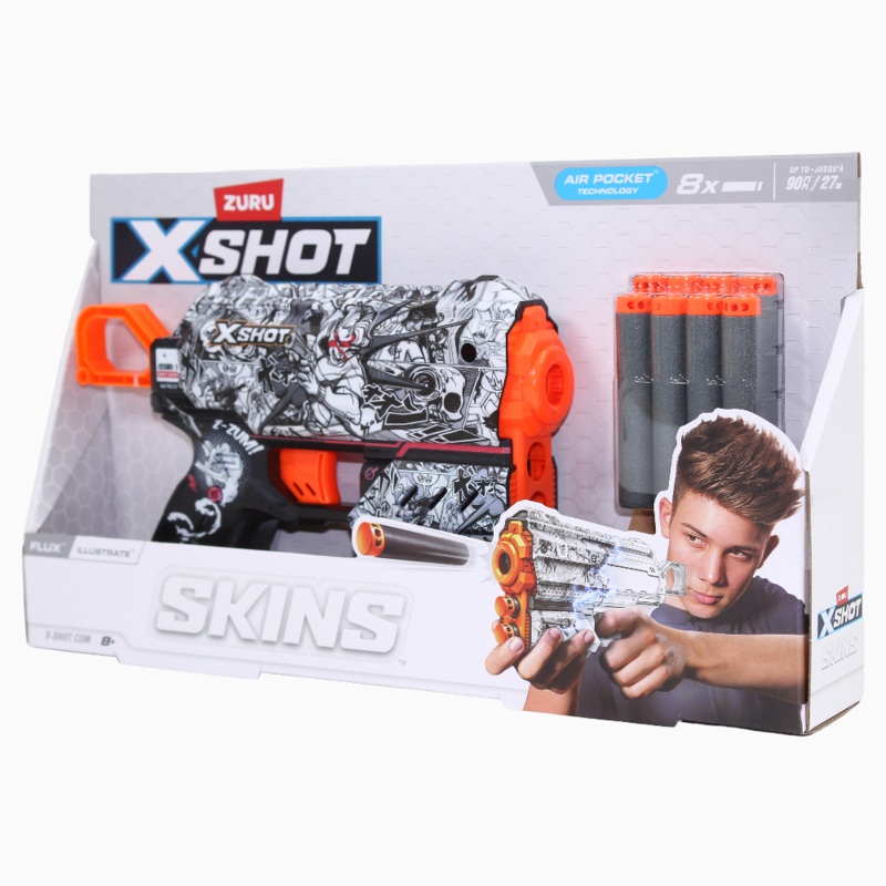 X-Shot Skins Flux Blaster  Illustrate
