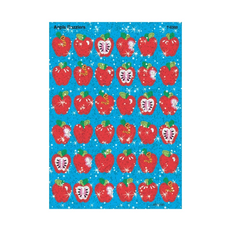 Apple Dazzlers Sparkle Stickers