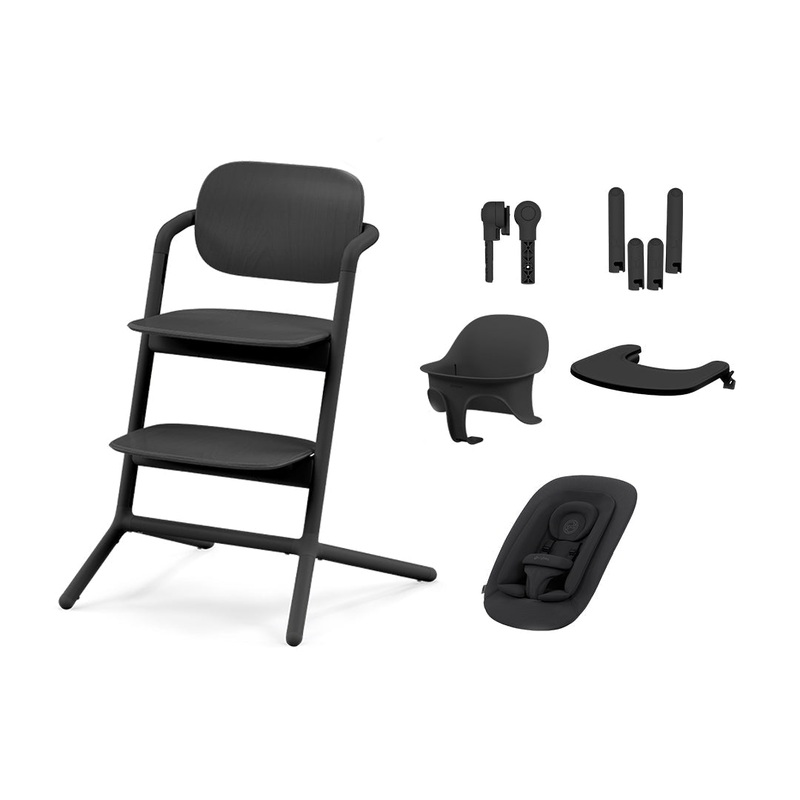 CYBEX LEMO 4-in-1 Highchair Set – Stunning Black