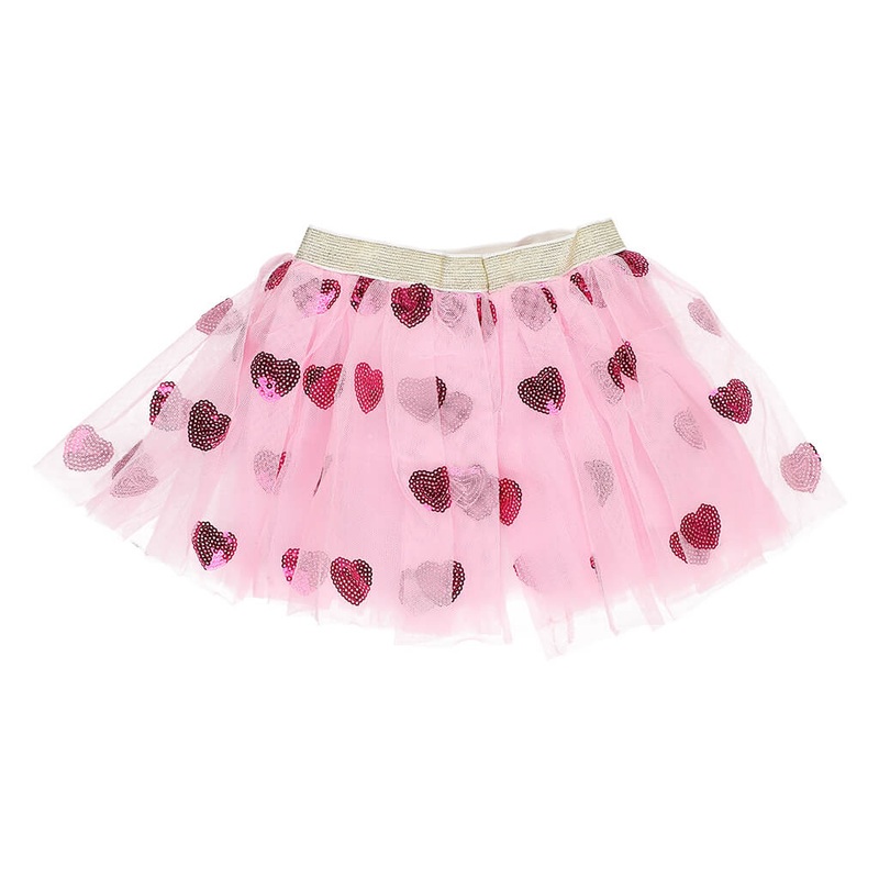 Girls’ Tutu Heart Hot Pink/Pink