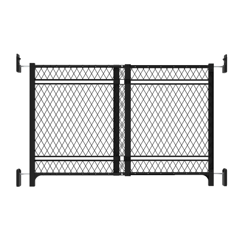 Ingenuity The Doorway 42W Series Baby and Dog Gate, Openings 28-42″, Wide 26″ Tall – Matte Black