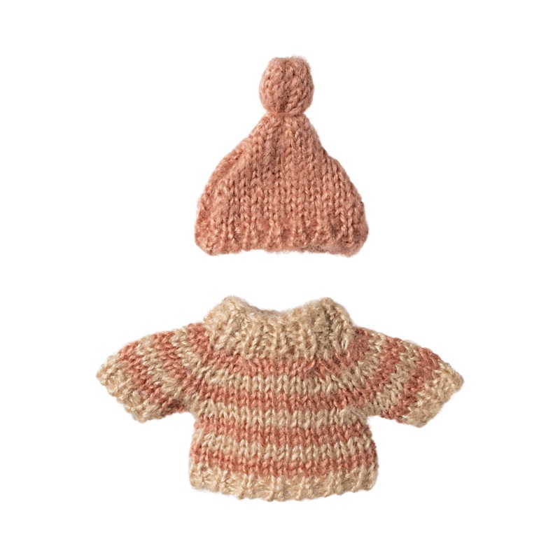 Maileg Knitted Sweater And Hat – Big Sister Mouse