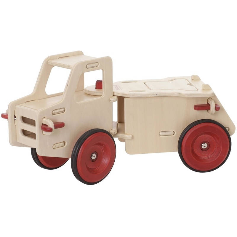 Moover – Wooden Ride On Dump Truck Natural