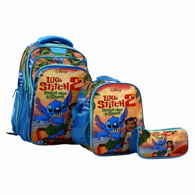 Stitch School Set 3 Faces in 1  17 Inches