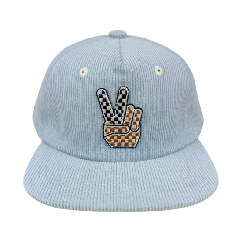 Tiny Whales Rad, White & Blue Snapback Hat