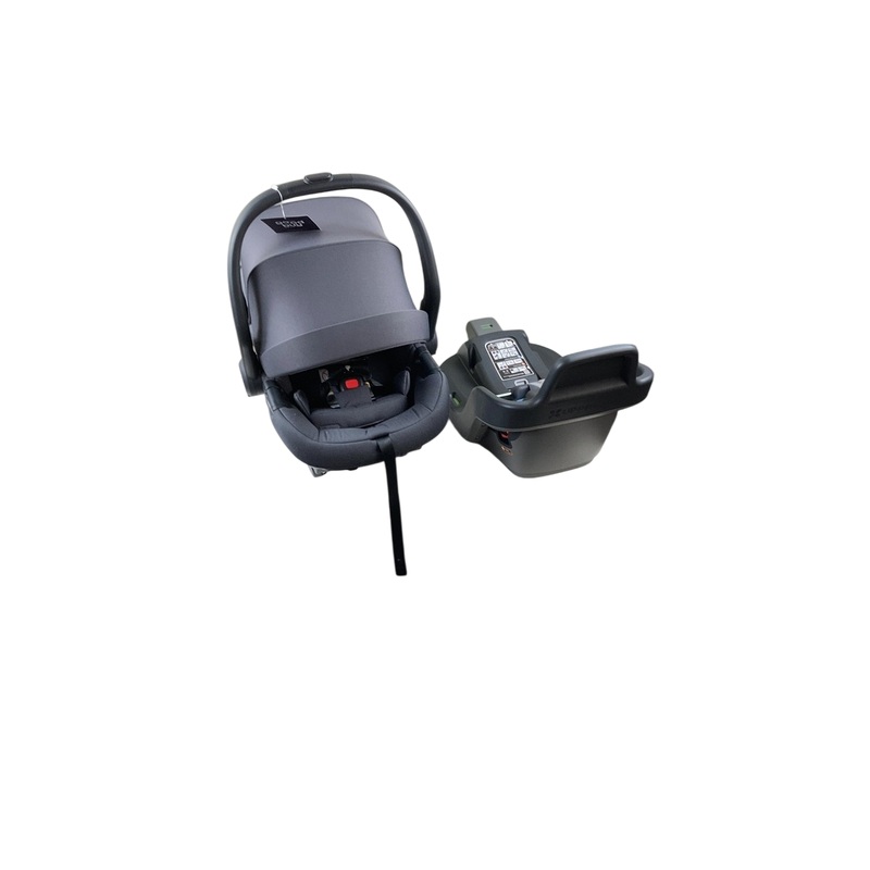 UPPAbaby MESA MAX Infant Car Seat and Base, 2023, PureTech Greyson (Charcoal Melange)