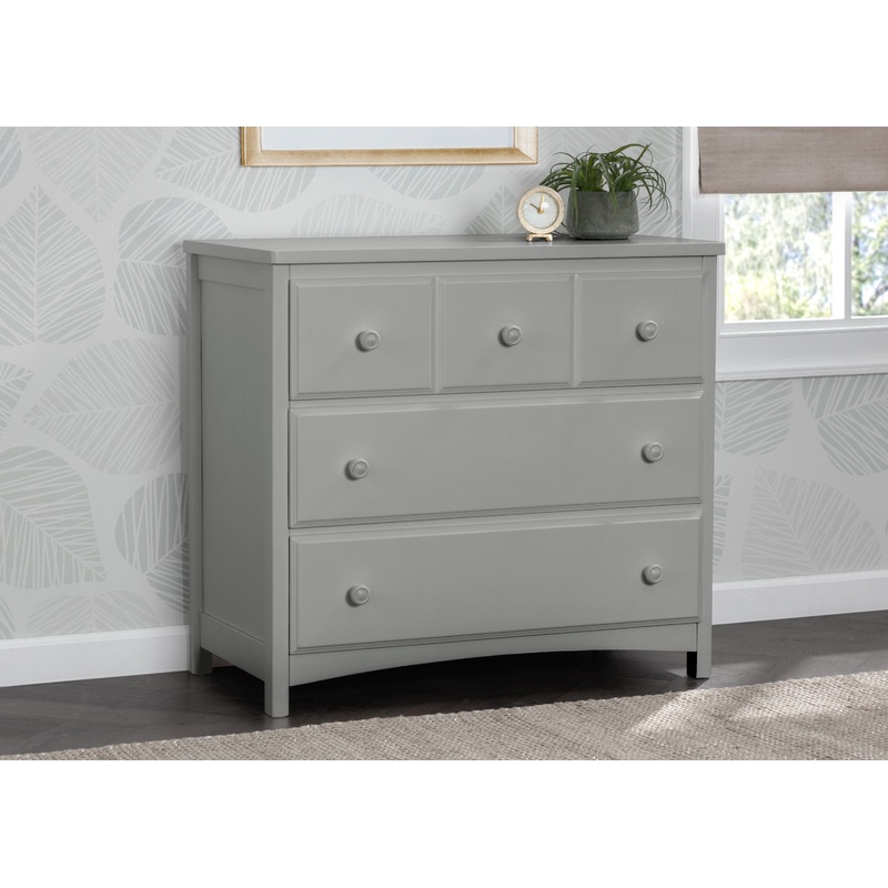 3 Drawer Dresser with Interlocking Drawers
