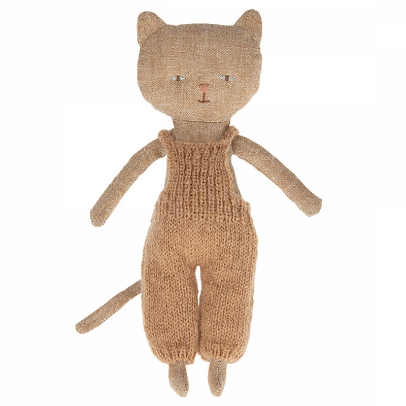 Chatons Kitten Doll in Knitted Overall