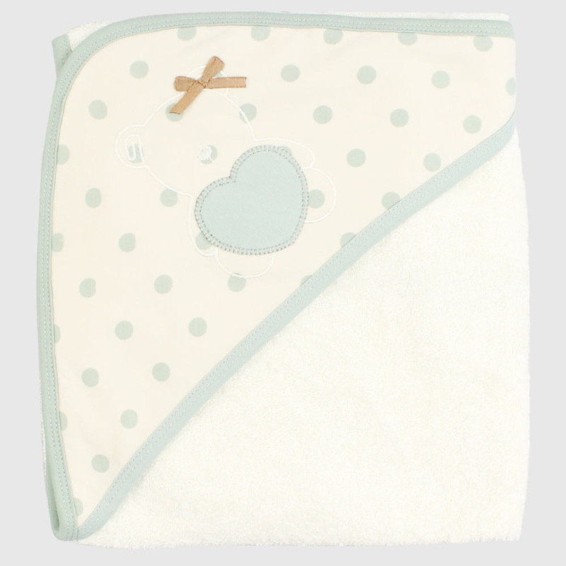Dotted Baby Hooded Towel