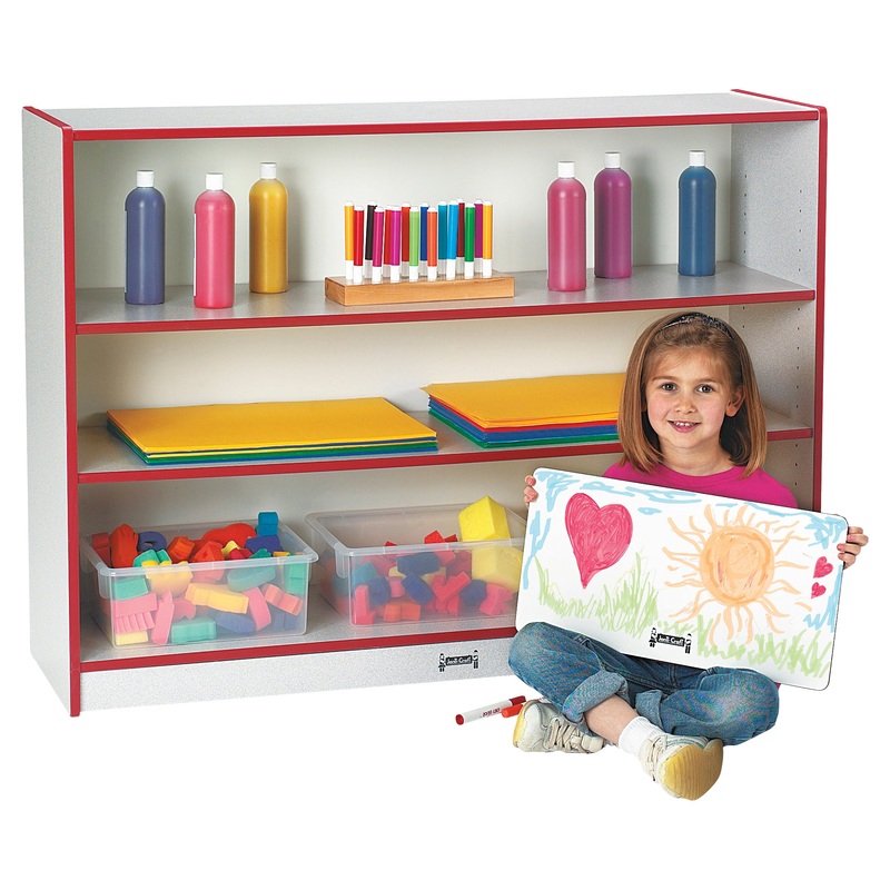 Rainbow Accents Super-Sized Adjustable Bookcase  – Black