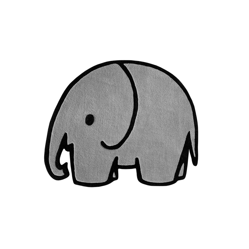 Rug Elephant 3.2 x 2.7 ft