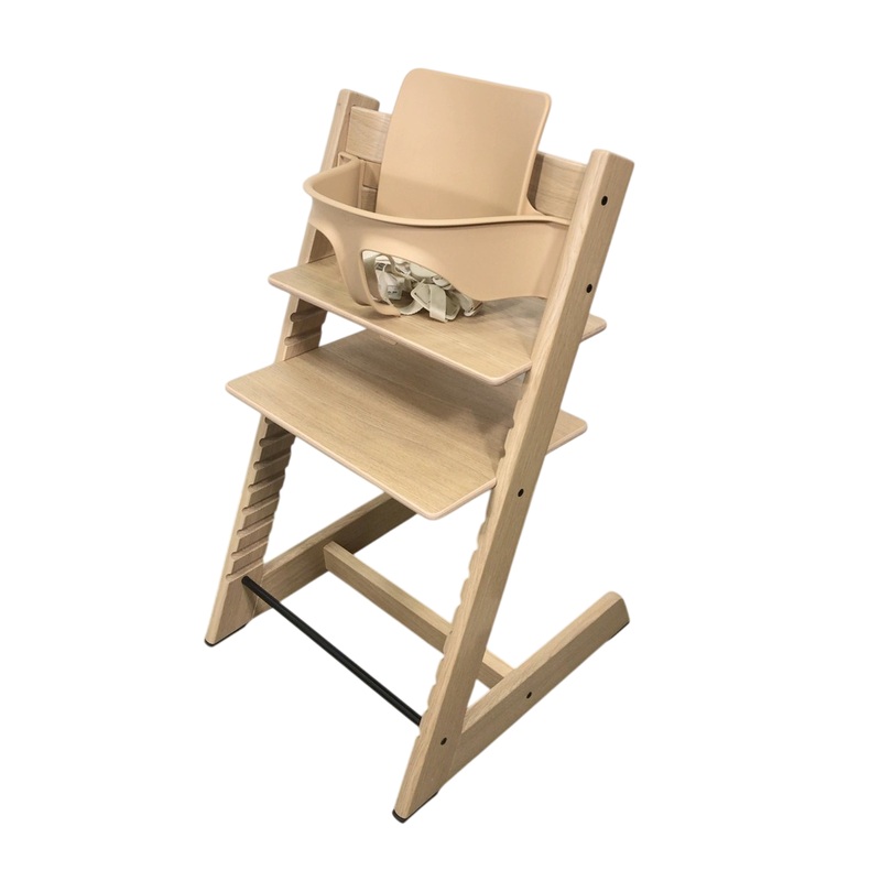 Stokke Tripp Trapp High Chair With Baby Set, 2, Oak Natural