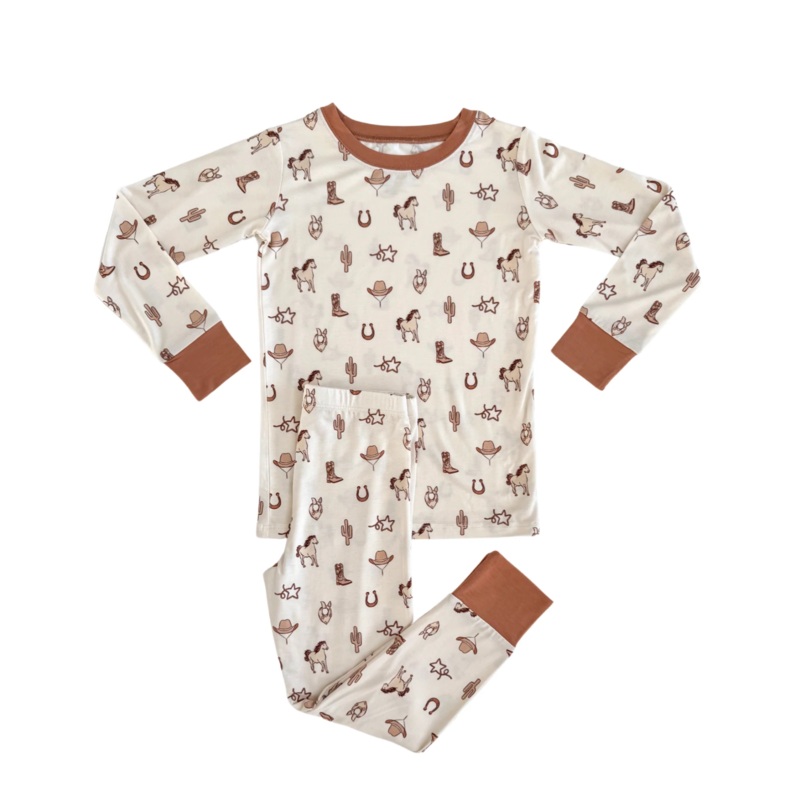 2 Piece PJ Set – Yeehaw Cowboy