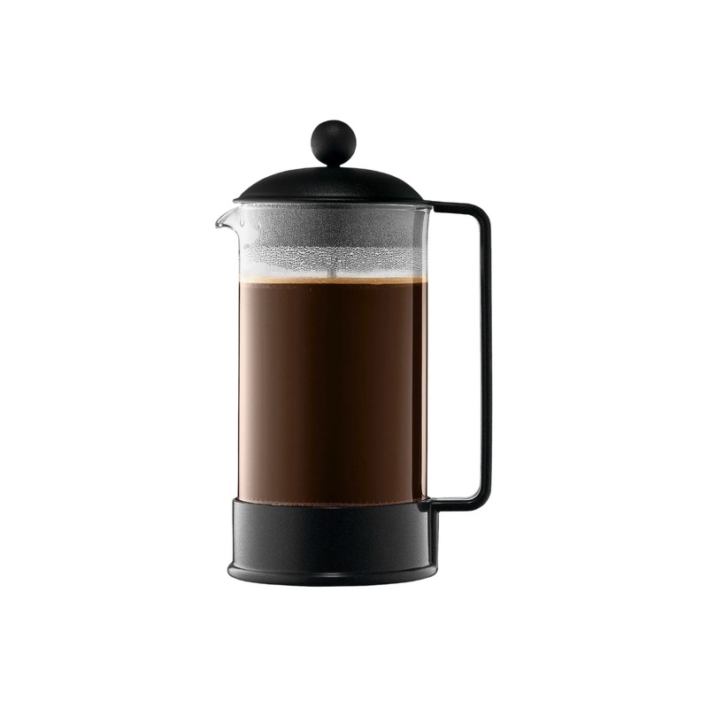Brazil 8 Cup 34oz French Press Coffee Maker Black
