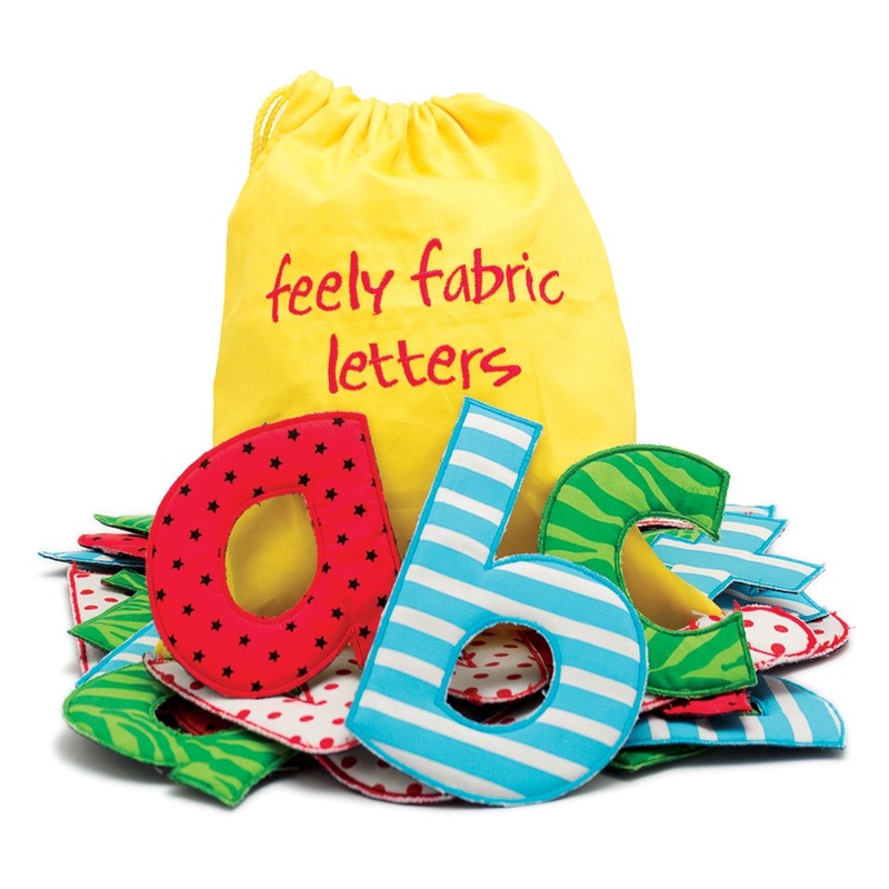 Feely Fabric Letters (26 letters- approx. 4-6.7″) (Disc)