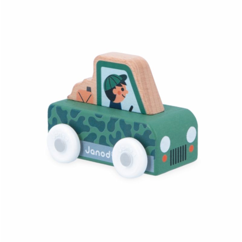 Janod Crossroads White Valley Pickup Truck
