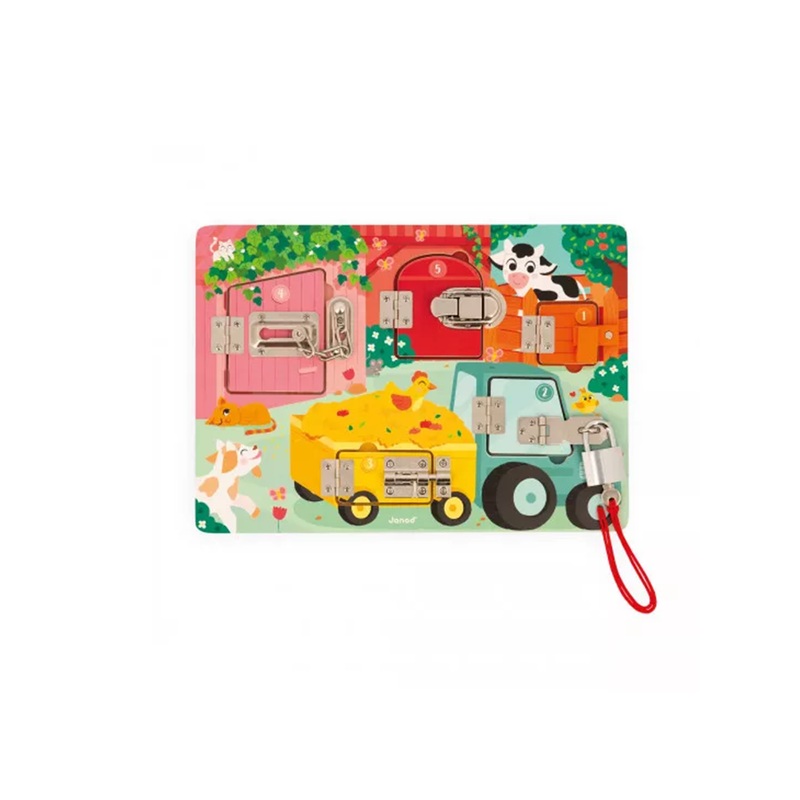 Janod Padlocks Board – The Farm