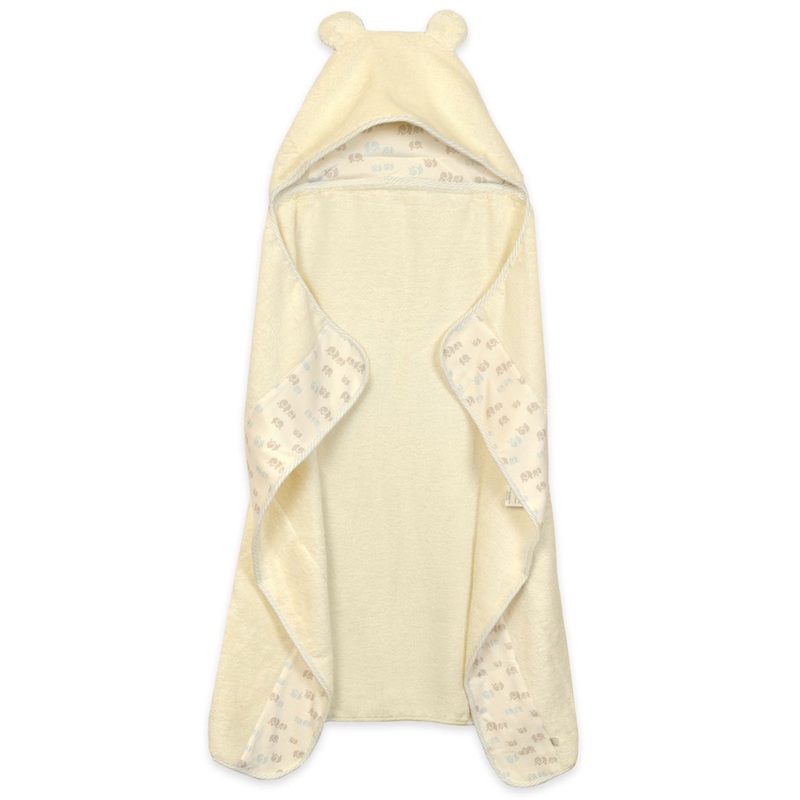Just Born Organic Hooded Towel – Blue Elephant