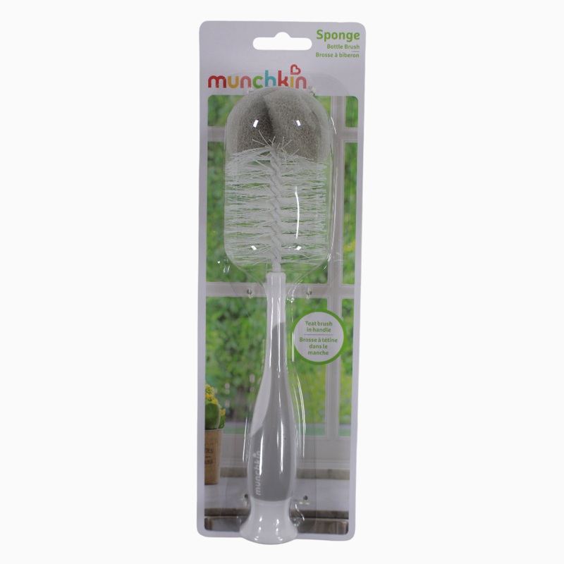 Munchkin Sponge Bottle Brush – Grey