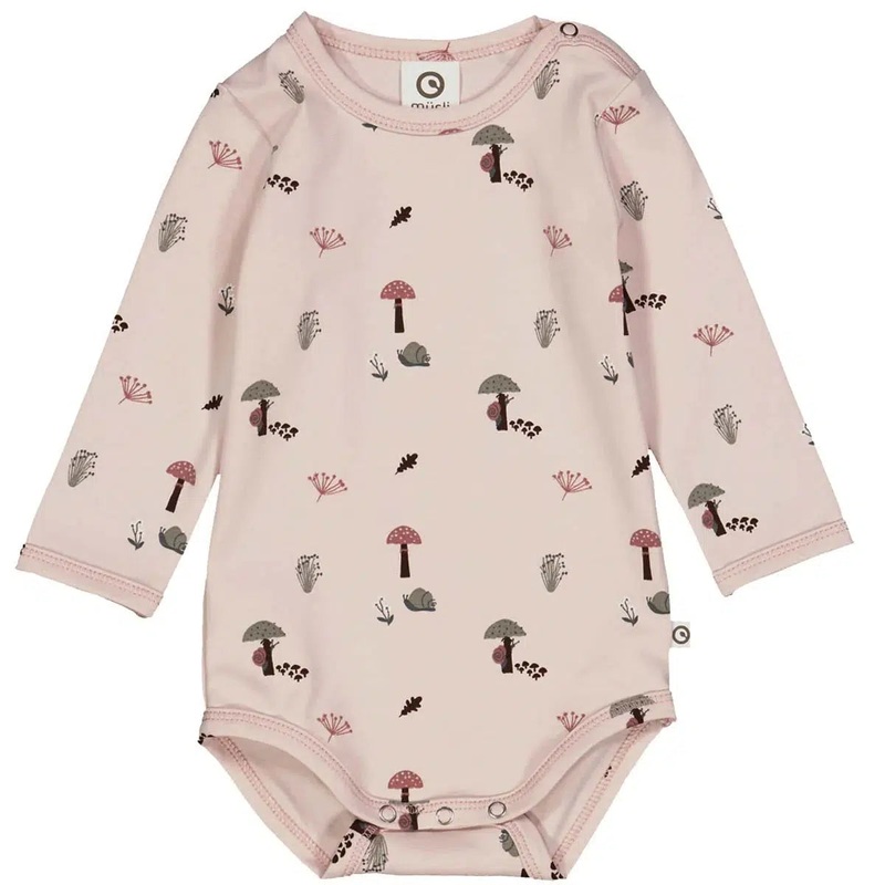 Musli – Organic Cotton Bodysuit – Blush Forest