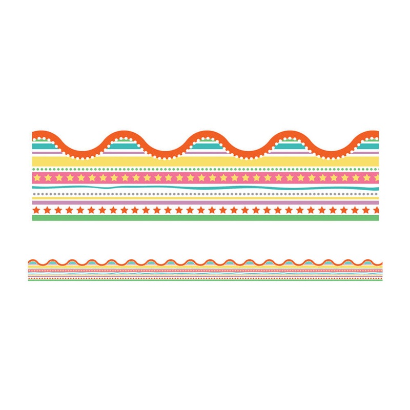 Star Fair Scalloped Bulletin Board Borders(DISC)