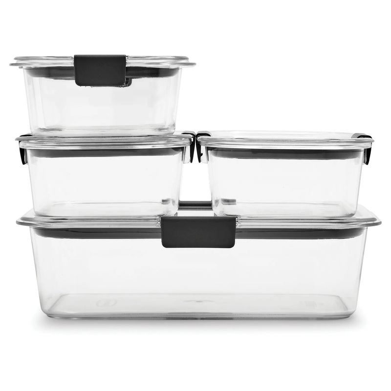 10pc Brilliance Leak Proof Food Storage Containers with Airtight Lids