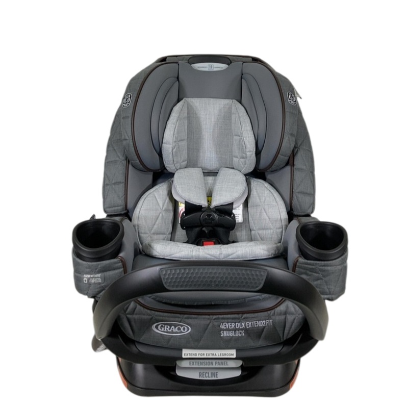 Graco Premier 4Ever DLX Extend2Fit SnugLock 4-in-1 Car Seat featuring Anti-Rebound Bar, 2025, Midtown Collection