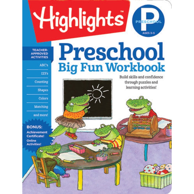 Highlights Big Fun Workbooks, Preschool