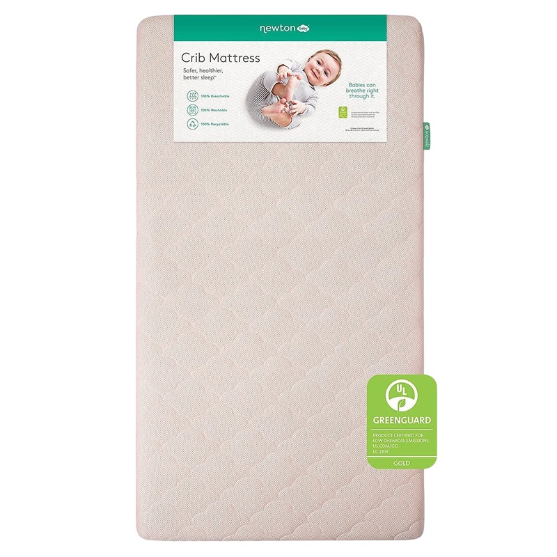 Newton Original Crib And Toddler Mattress, Pink