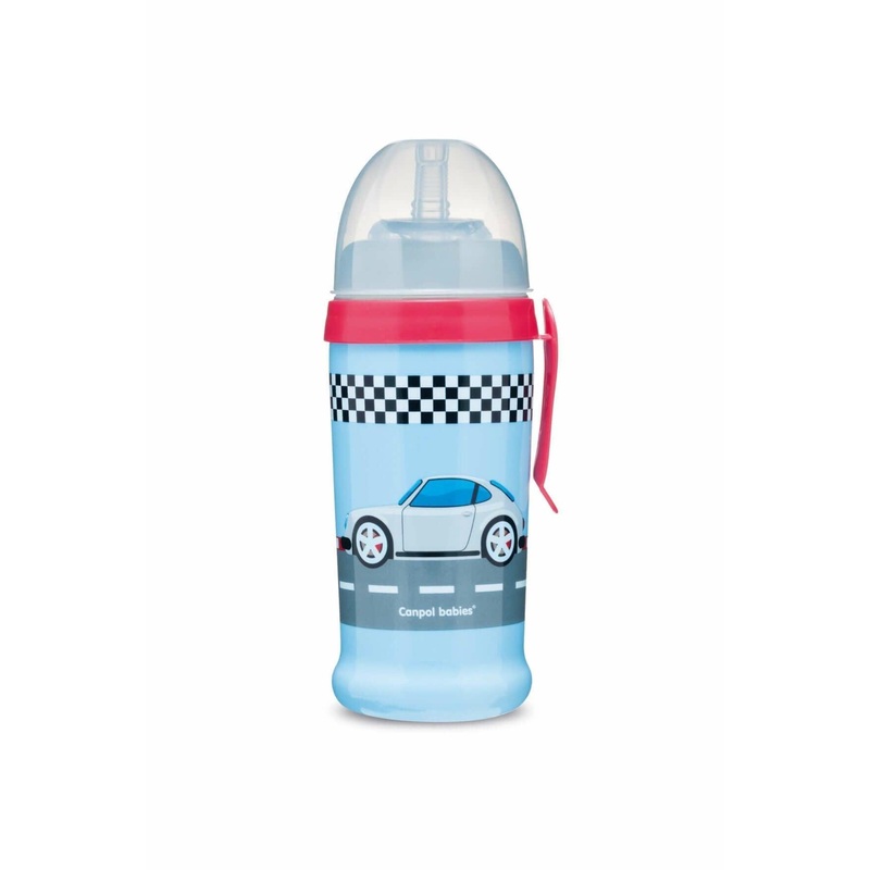 Sport Cup with Flip-Top Straw