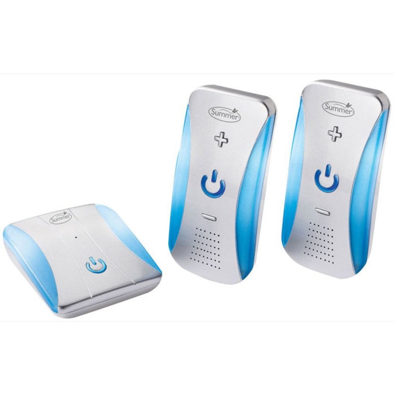 Summer Infant Slim Clear Digital Audio Monitor with 2 Receivers – 02950Z