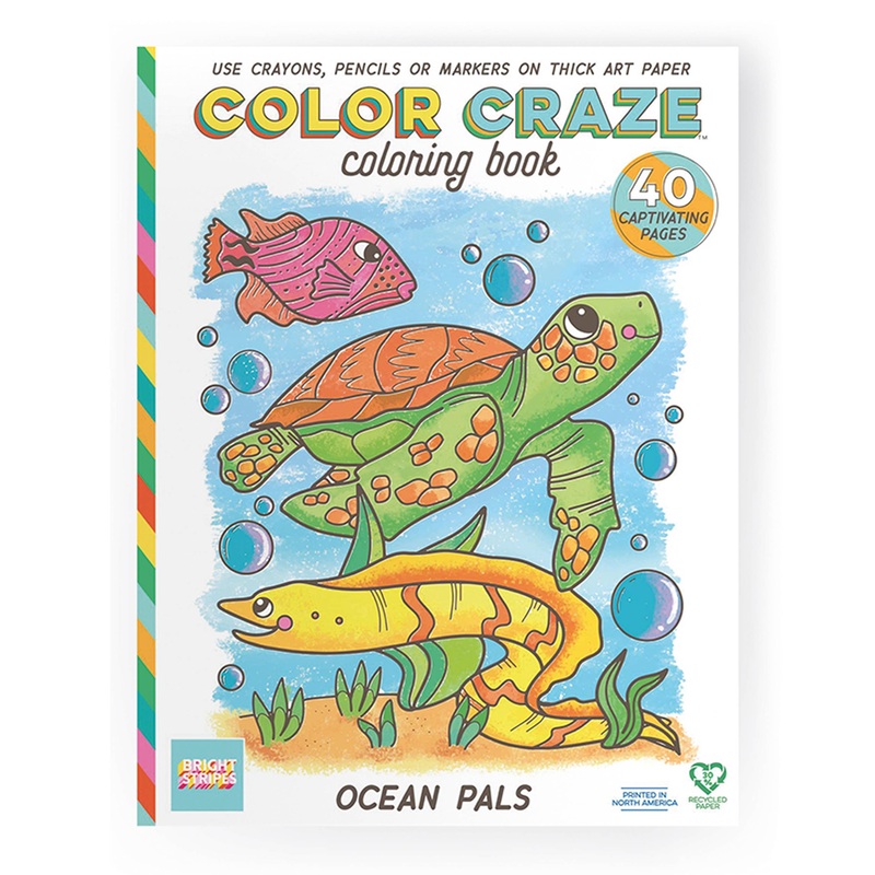 Bright Stripes Color Craze Ocean Pals