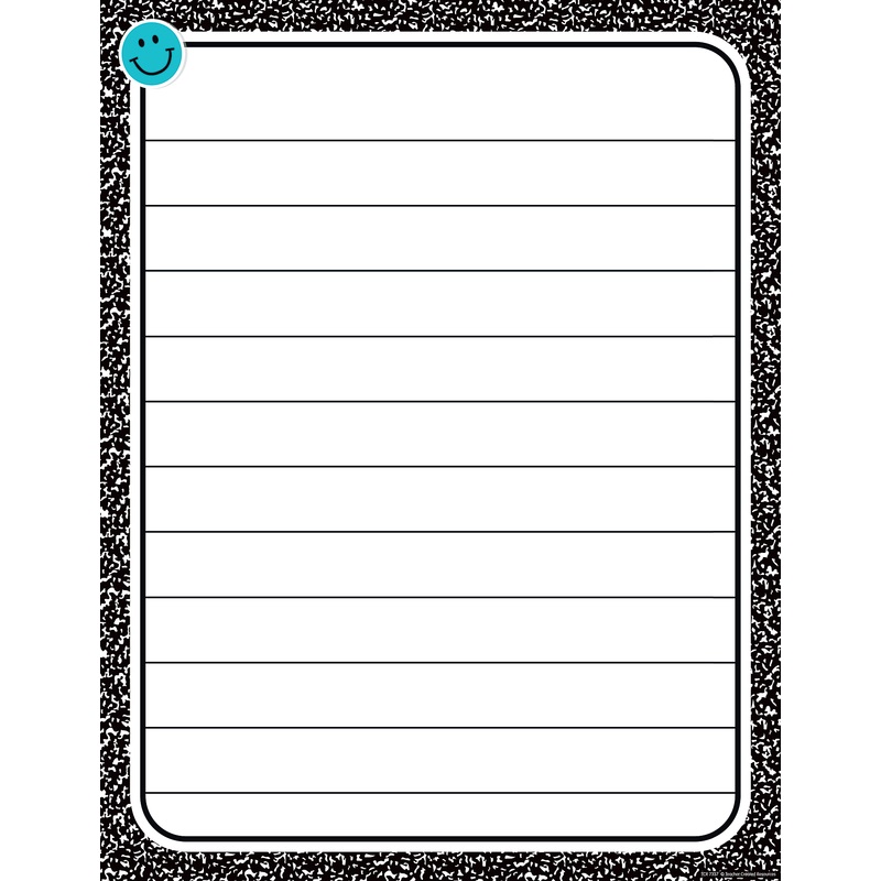 Cool for School Composition Lined Chart