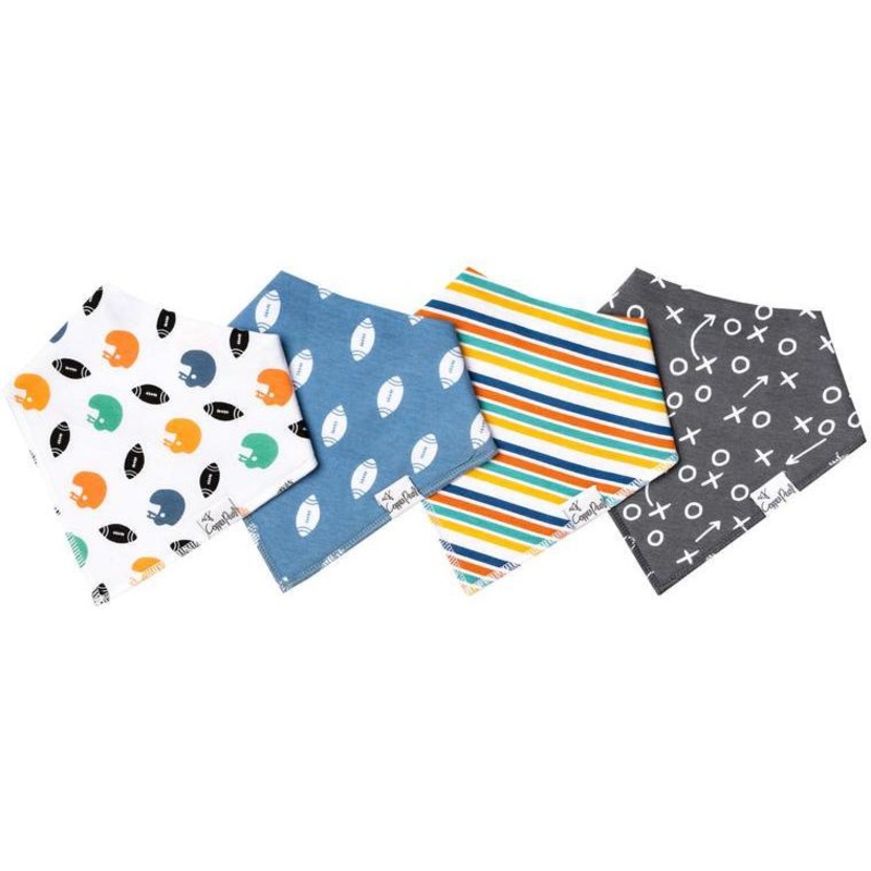 Copper Pearl Baby Bandana Bibs | Quarterback